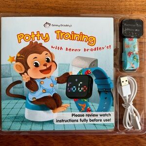 Benny Bradley Potty Training Watch & Board Book for Kids Toddlers - Dinosaur
